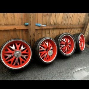 24 inch rims came of chevy caprice one tire welded